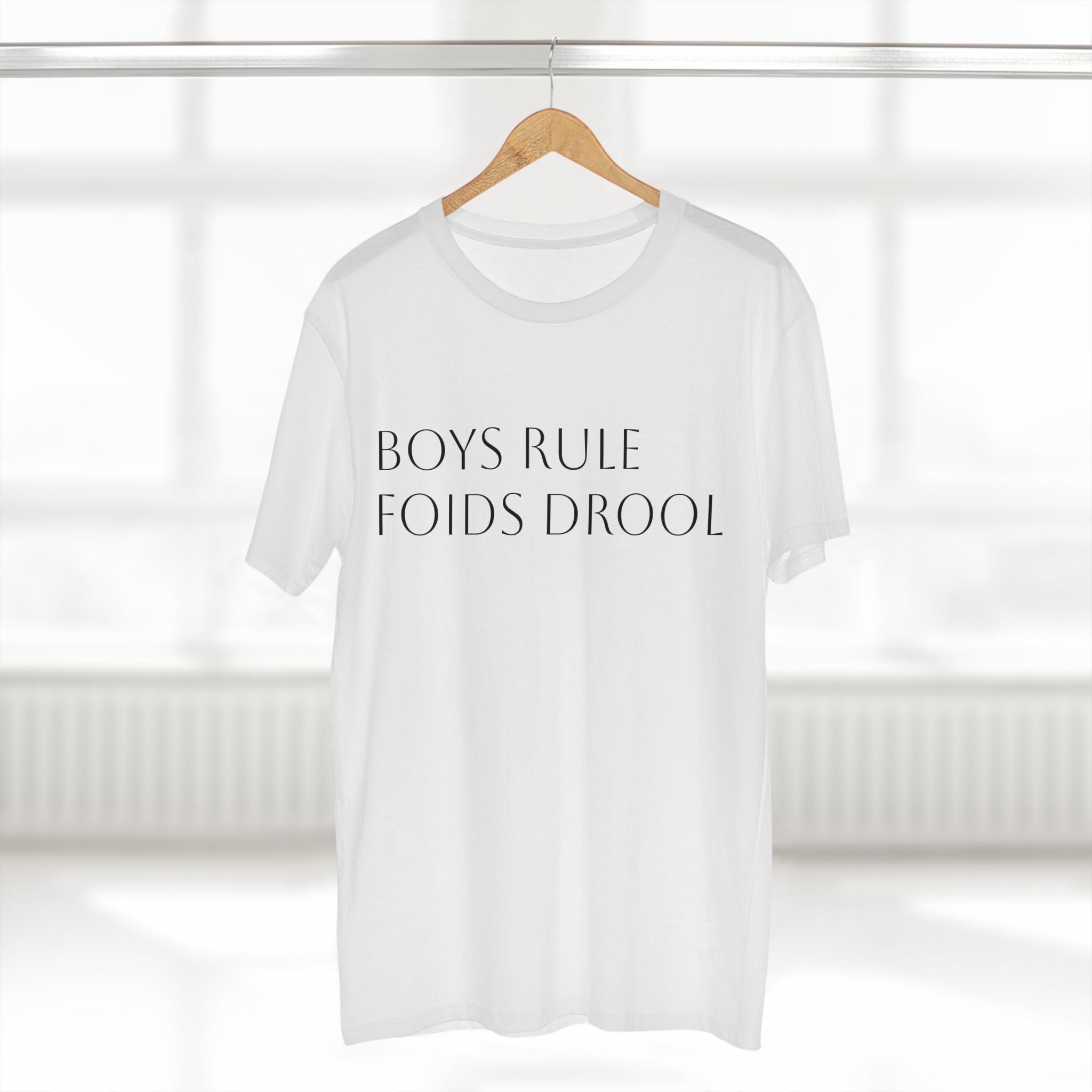 Boys Rule, Foids Drool Graphic Tee