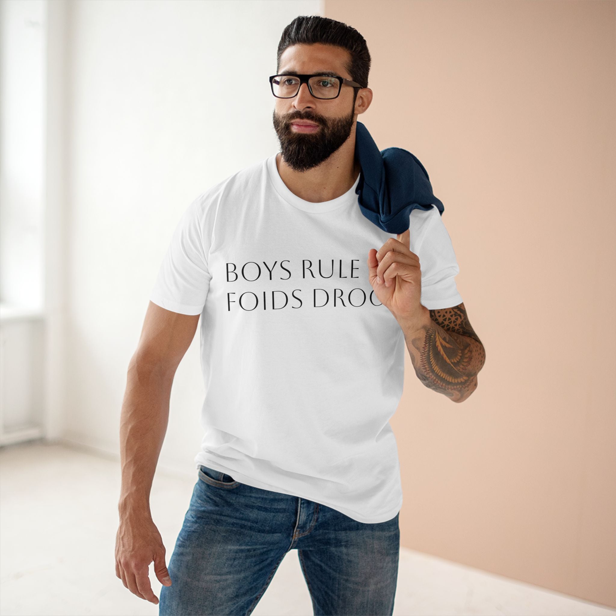 Boys Rule, Foids Drool Graphic Tee